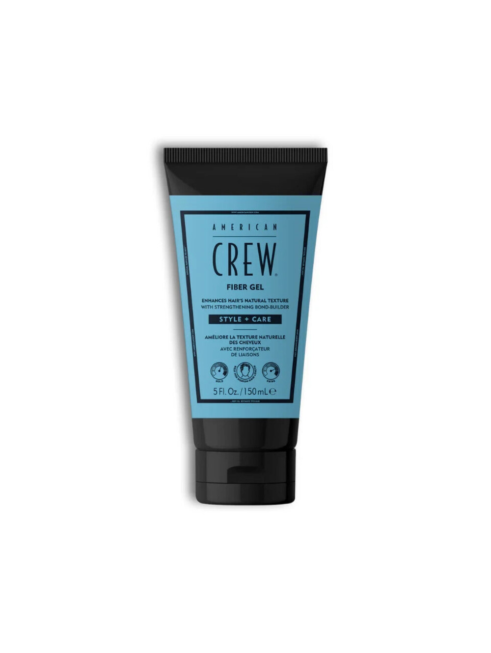 AMERICAN CREW Fiber Gel, Style + Care, 5 fl oz / 150mL